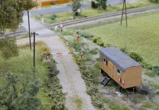 Altmark Modellbahn #11: Bauwagen am Bahnübergang
