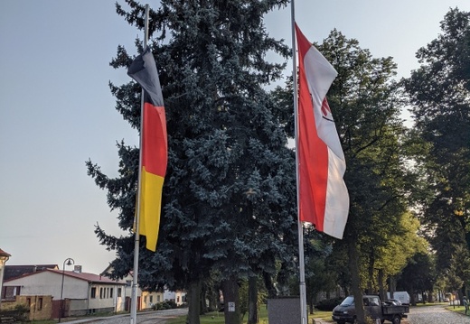 Gehisste Flaggen zur Bundestagswahl