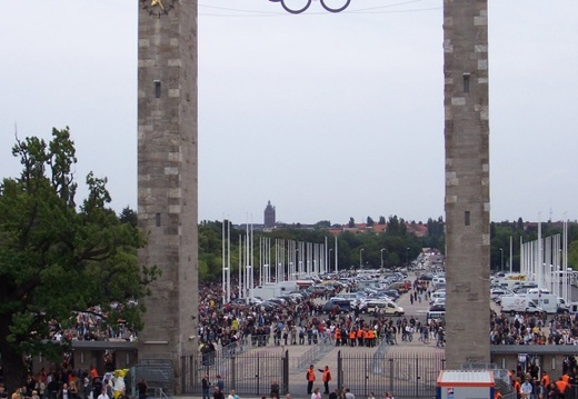 Blick vom Olympia-Stadion
